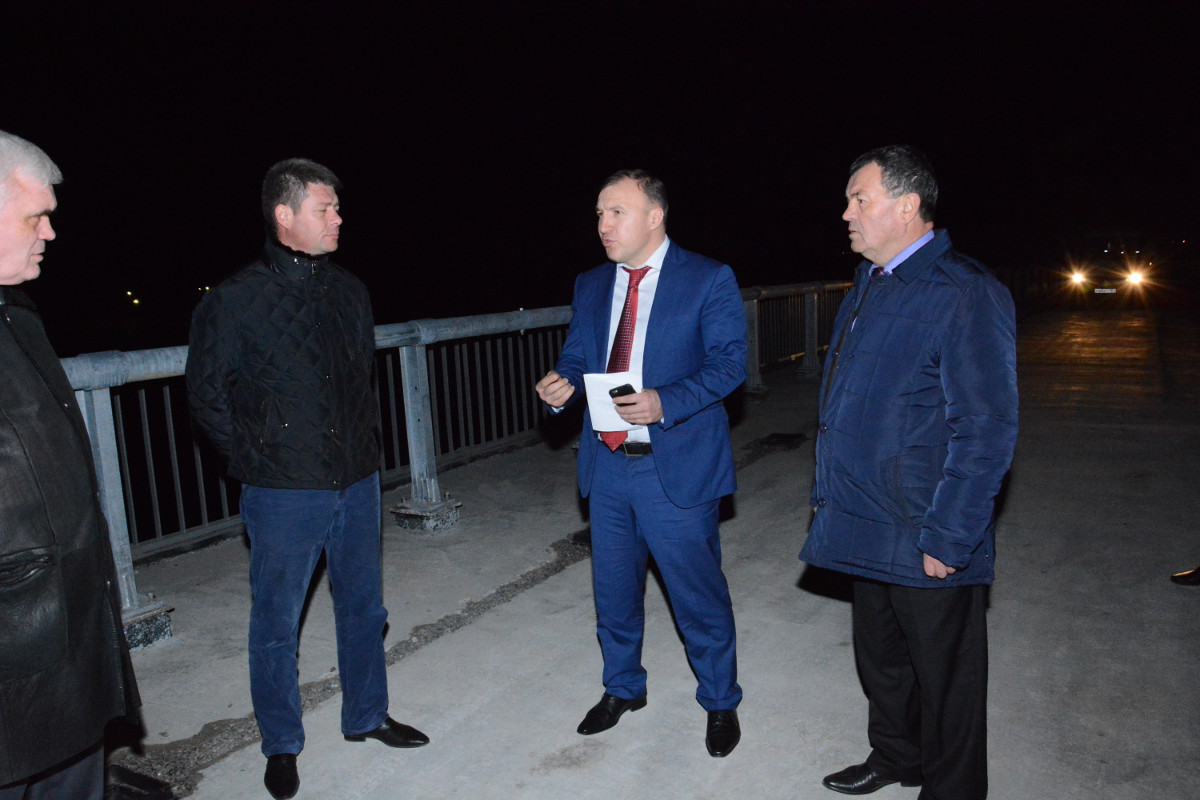 Премьер-министр Адыгеи ознакомился с ходом ремонта путепровода возле станицы Гиагинской