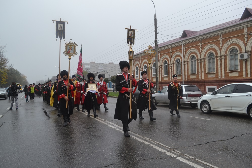 Казаки Майкопского казачьего отдела отметили 320-ю годовщину образования Кубанского казачьего войска и День кубанского казачества