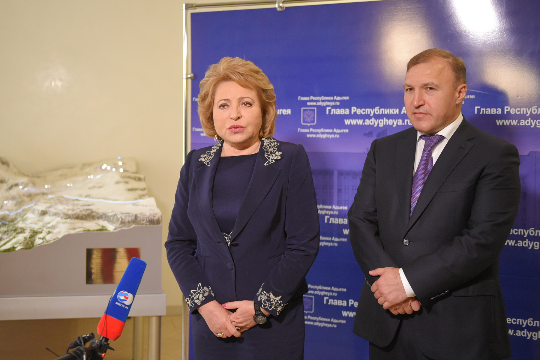 Адыгею с рабочим визитом посетила Председатель Совета Федерации Федерального Собрания РФ